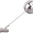 Stainless Steel Float Ball Valves - 1 NPT Male Thread Flow Control Float Sensor Valve Automatic Water Level Control Float For Tank Pond Water Tower