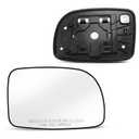 FormiPow Passenger Side Heated Mirror Glass for Hyundai Santa Fe 2007 2008 2009 2010 2011 2012, Right Side Rear View Replacement with Defrost