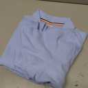 French Toast Unisex Sleeve Pique Polo Shirt , Light Blue, M