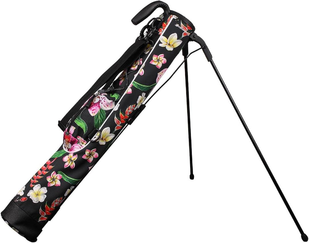 Orlimar Pitch n Putt Lightweight Sunday Golf Bag with Stand, Ultra-Light Carry Design, Two-Way Divider Top, Shoulder Strap, Compact Carry Golf Bag for Men & Women