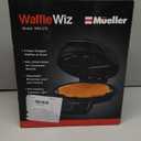 Mueller Heart 5 Waffle Maker, Waffle Iron, Adjustable Browning Control & Nonstick, Cool Touch Handle, Easy to Clean, Small Kitchen Appliances