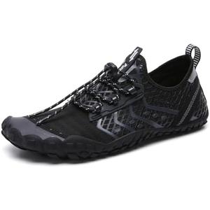 UBFEN Water Shoes Aqua Swim Shoes Mens Womens Beach Sports Quick Dry Barefoot for Boating Fishing Diving Surfing, Size 46