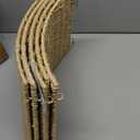 OIAHOMY Christmas Tree Collar, Wicker Holiday Tree Skirt & Stand Base Cover,Paper Rope Christmas Decor, Natural-24 inch (Large)