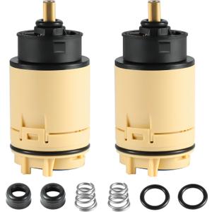 2Pack - RP70538 Single Function Pressure Balance Cartridge, Shower Cartridge Replacement, Compatible with Peerless and Delta Single Handle Tub/Shower Faucet (Not Included Check Valve)