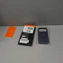 TORRAS Q3 Silicone 360 Spin for iPhone 17 Pro Case with Stand, Fit for MagSafe, Magnetic Ring Kickstand with Camera Control, Liquid Silicone Rubber Soft Phone Case for iPhone 17 Pro 6.3'', Deep Blue