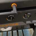 Blackstone 2322 Original 36" Griddle with X-Braced Hood and Omnivore Griddle Plate, Powder Coated Steel, Black