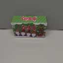 Christmas Gnome Ornaments, 4 Pack Christmas Tree Decorations Handmade Swedish Santa Gnomes Ornaments Lights Scandinavian Plush Elf Table Home Decor, Christmas Tree Hanging Decoration