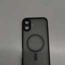 TOCOL Magnetic for iPhone 16 Case, Compatible with Magsafe, Upgraded Full Camera Protection, Drop Protection, Translucent Matte Back Bumper Phone Cover 6.1-InchBlack