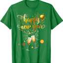 New Years Eve Party Supplies 2026 Happy New Year Fireworks T-Shirt L