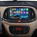 4+64G Car Stereo for Dodge Ram ProMaster City 2015-2021 with Wireless Carplay/Android Auto - 9 Inch Touchscreen Radio with 32EQ DSP/5GHz WiFi/GPS Navigation/Mirror Link/SWC + AHD Rear View Camera