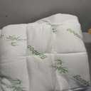 Ultra Soft Twin Size Mattress Topper - Viscose Made from Bamboo Pillow Top Mattress Pad for Back Pain Relief - Naturally Cooling for Hot Sleepers, Green