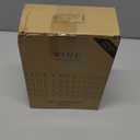 Vine Creations Clear Glass Soap Dispenser, 2 Pack Kitchen Soap Dispenser Set with Stainless Steel Pump, 16 oz Dish Soap and Hand Soap Dispensers for Bathroom with Waterproof Labels (Clear Bottle / Brushed Brass Pump)