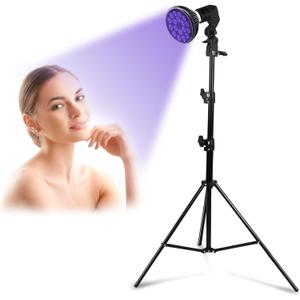 Tanning Lamp for Home Use with Adjustable Stand Purple Light for Indoor