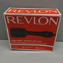 REVLON One-Step Straightening Brush Hair Dryer and Styler | Dries, Straightens and Detangles Hair, Ionic Technology Reduces Frizz for Sleek, Shiny Results, 3 Heat Settings