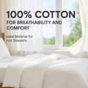 Superity Luxurious Hotel Quality Full Size Duvet Cover 100% Soft and Comfortable Cotton Designed for Full Size Duvet 200 Thread Count 7 Button Closure - (76 x 86)