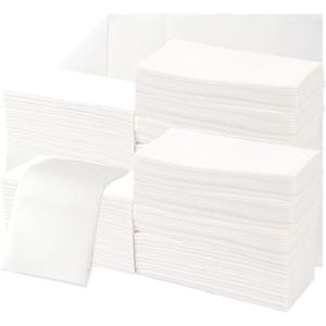 200 Linen-Feel Guest Towels Cloth-Like Hand Towels Disposable Bathroom Napkins Thicken Guest Towel Soft, Absorbent 12" x 17" for Bathroom, Kitchen, Wedding Reception or Dinner Party