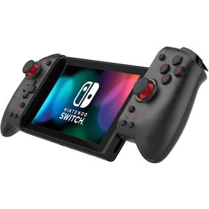 HORI Split Pad Pro Attachment Set - Ergonomic Controller for Handheld Mode & Wired Controller - Officially Licensed By Nintendo - Nintendo Switch;