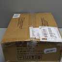 IBUYKE Faux Fur Vanity Stool Chair, Furry Makeup Stool Ottoman, Soft Padded Seat, Round Footrest Footstools with 4 Metal Legs, for Living Room Bedroom Entryway, Pink LG-32P