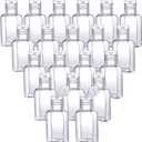 Boao 30 Pcs 1 oz/30 ml Portable Travel Bottle Clear Plastic Empty Bottle Refillable Reusable Containers for Travel Outdoor Camping Business Trip
