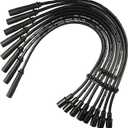 Set of 8 PCS Spark Plugs Wire Set 671-8173 CC3Z-12286-D WR-6136 Compatible with Ford 2010-2014 F150 2011-2021 F250 2011-2021 F350 2017-2019 E350 Super Duty V8 6.2L