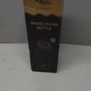 Membrane Solutions C3 Filtered Water Bottle, 32oz Stainless Steel Water Bottle with Replaceable UF+ACF Filter Cartridge, Portable Water Filter, Travel, Hiking & Camping for Drinking Water