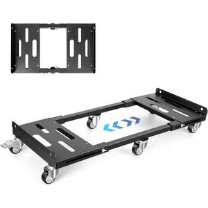 KEDSUM 2000LBS Heavy Duty Moving Dolly with 6 Swivel Wheels, Furniture Dolly with 100% Thicken Steel Frame, Expandable Appliance Dolly Cart Up to 43.6" Wide, All Terrain Used for Building Materials