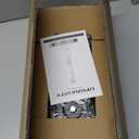 Dual Monitor Stand with Built-in Power Outlet, Vertical Stack Freestanding Monitor Mount for 13-32 inch Flat Curved Computer Screen, Metal Base, Height Adjustable, Max VESA 100x100mm