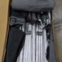 HOTEEL 10x30 Pop Up Canopy with 8 Sidewalls, Easy Setup Party Tent with Weight Bags, Wheeled Bag, Waterproof Event Shelter with Extra Roof Height for Backyard, Wedding (Green Gray)