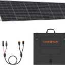 420W Portable Solar Panel for Power Station, 41V MC4 Foldable Solar Charger Ultra Light Solar Panels 25% High Efficiency, Waterproof, Solar Suitcase w/ Adjustable Bracket for RV Camping Off-grid Blackout