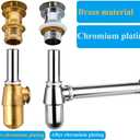 Bathroom Ceramic Washbasin and Faucet Combo White Small Wall Mount Sink Set Chrome Pop-up Drain Included (Sink with Faucet & Drain)