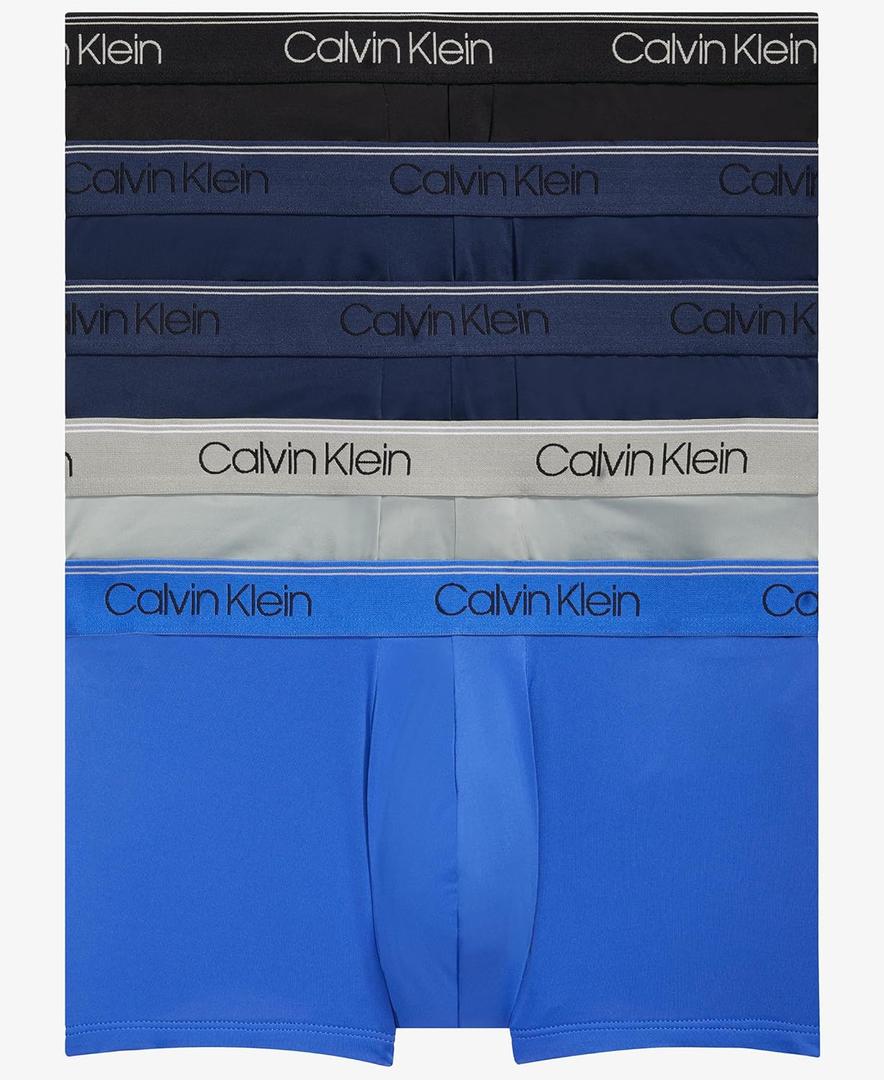 Calvin Klein Men's Underwear Intense Power Micro Low Rise Trunks (2 Blue Shadow, Black, Medium Grey, Cobalt) 
Small