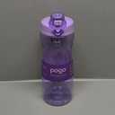 Pogo Plastic Water Bottle with Chug Lid and Carry Handle, Reusable, BPA Free, Dishwasher Safe, Perfect for Travel, School, Outdoors, and Gym | 18oz, 32oz, 40oz, 64oz (Lilac)
