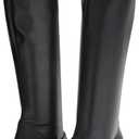 Franco Sarto Womens Tribute Knee High Heeled Boot (Black)
