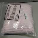 PAVILIA Travel Blanket Pillow in Soft Bag with Pockets, Airplane Blanket Set, Plane Blanket Compact Packable, Flight Essentials Car Pillow, Travelers Accessories Gifts, Luggage Strap, Light Pink (65 x 40 inches)