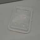 ZPU Egg Holder Camping, 1Pcs 6 Grid Egg Container, Plastic Egg Carrier for Camping Picnic Travel Outdoor Refrigerator Kitchen, Protective Egg Storage Case, Clear White