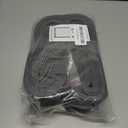 NICETOWN Accordion Blackout Door Curtains for Doorway, Thermal Insulated Privacy Closet Curtains Room Divider Sliding Door Shade for Living Room/Bathroom/Bedroom, 1 Panel with Hooks, W38 x L80, Grey