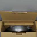 SENSARTE Nonstick Deep Frying Pan Skillet, 12-inch Saute Pan with Lid, Stay-cool Handle, Chef Pan Healthy Stone Cookware Cooking Pan, Induction Compatible, PFOA Free (Gray)