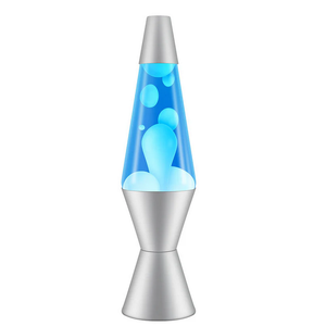 Lava 14.5 Lamp White/Blue