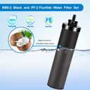Water Filter Replacement for Berkey- Black Filters and Fluoride Filters Combo Pack Compatible with Berkey Water Filters Replacement- Pack of 4
