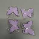 Dunzoom 10 Pack 36 ft 3D Wildflower Butterfly Garland Party Decor 6 Purple Artificial Flower Floral Hanging Vine 4 Butterfly Banner for Spring Birthday Wedding Baby Shower Backdrop Wall Arch Supplies