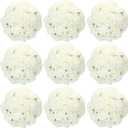 Tigeen 200 Pack Artificial Foam Rose Flowers with Stems Artificial Flowers Real Looking Fake Roses Bulk for DIY Wedding Bouquets Bridal Shower Centerpieces Floral Arrangements Home Decoration (White)