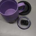 Self Heating Coffee Mug 2, 16oz Smart Heated Coffee Mug, 150 Min Battery Life - Hot up to 149 Temperature Control Coffee Mug Warmer, Gifts for Women and Men (No APP) (Lilac Violet)