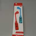 Golf Culb for Nintendo Switch Joy-Con Controller, Sports Game Accessories for Mario Golf-Super Rush2 Pack (Blue Red, Nintendo Switch 1)