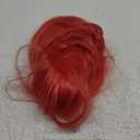 Funna Mermaid Wig for Girls Costume Accessories Halloween Princess Cosplay Long Curly Red, M