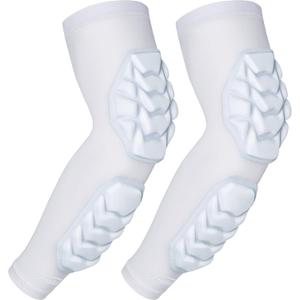COOLOMG Football Arm Pads Padded Forearm Elbow Sleeves Protection Support for Basketball Volleyball 1 Pair
