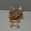 60 Set Christmas Tree Decorations Natural Pine Cones Dried Orange Slices Cinnamon Sticks Hanging Ornaments DIY Handmade Crafts with Hemp Rope and Plastic Needle for Fireplace Wall Xmas Tree Decor