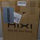 mixi Carry On Luggage with Cup Phone Holder and Charger Hard Shell Suitcases with Spinner Wheels,20 Inch Lark Yellow