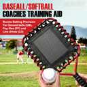 Baseball Racket for Fly Balls, Grounders, and Line Drives - Softball/Baseball Fungo Bat for Coaches and Parents to Help with Auxiliary Training - Attach a Racket Bag and Winding Tape