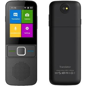 AI Language Translator Device, 2026 Upgraded Translator No WiFi Needed, Support ChatGPT, Voice Instant Two-Way 138 Language Translator, Offline/Recording/Photo Translation for Business Travel