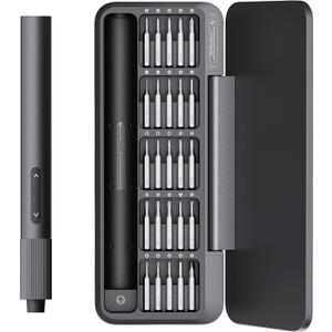 HOTO 25-in-1 Mini Electric Screwdriver, 3.7V Precision Screwdriver Set, USB-C Rechargeable, Compact Magnetic Tool for Phone, Laptop, Camera, DIY Projects, Electronics Repair